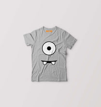 Load image into Gallery viewer, Minion Eye &amp; Teeth Kids T-Shirt for Boy/Girl-Grey-Ektarfa.online
