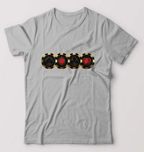 Load image into Gallery viewer, Poker T-Shirt for Men-Grey Melange-Ektarfa.online
