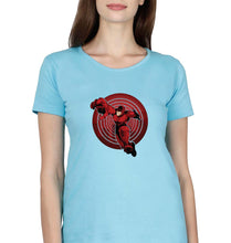 Load image into Gallery viewer, Daredevil T-Shirt for Women-Light Blue-Ektarfa.online
