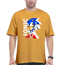 Load image into Gallery viewer, Sonic Oversized T-Shirt for Men-Golden Yellow-Ektarfa.online
