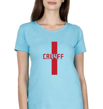 Load image into Gallery viewer, Johan Cruyff T-Shirt for Women-Light Blue-Ektarfa.online
