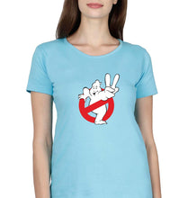 Load image into Gallery viewer, Ghostbusters T-Shirt for Women-Light Blue-Ektarfa.online
