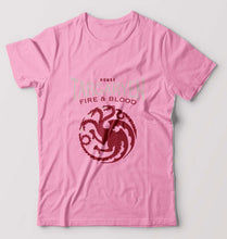 Load image into Gallery viewer, House Targaryen (GOT) T-Shirt for Men-Light Baby Pink-Ektarfa.online

