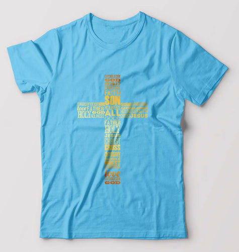 Christian T-Shirt for Men-Light Blue-Ektarfa.online