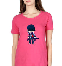 Load image into Gallery viewer, Edgar Brawl Starts T-Shirt for Women-Pink-Ektarfa.online
