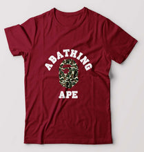 Load image into Gallery viewer, A Bathing Ape T-Shirt for Men-Maroon-Ektarfa.online
