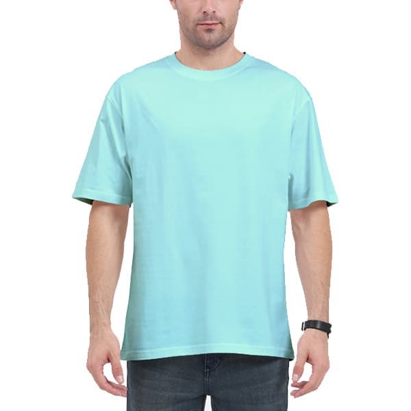 Plain Mint Oversized T-Shirt For Men