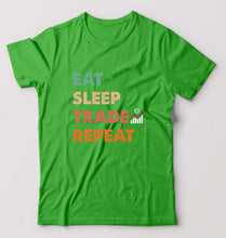 Load image into Gallery viewer, Share Market(Stock Market) T-Shirt for Men-S(38 Inches)-flag green-Ektarfa.online
