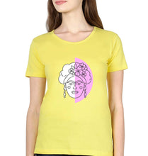 Load image into Gallery viewer, Frida Kahlo T-Shirt for Women-Mustard Yellow-Ektarfa.online

