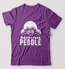 Load image into Gallery viewer, Cycling Adventure T-Shirt for Men-Purple-Ektarfa.online
