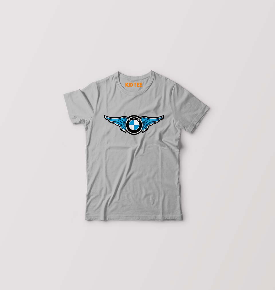 BMW Kids T-Shirt for Boy/Girl-Grey-Ektarfa.online