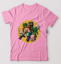 Load image into Gallery viewer, Minecraft T-Shirt for Men-Light Baby Pink-Ektarfa.online
