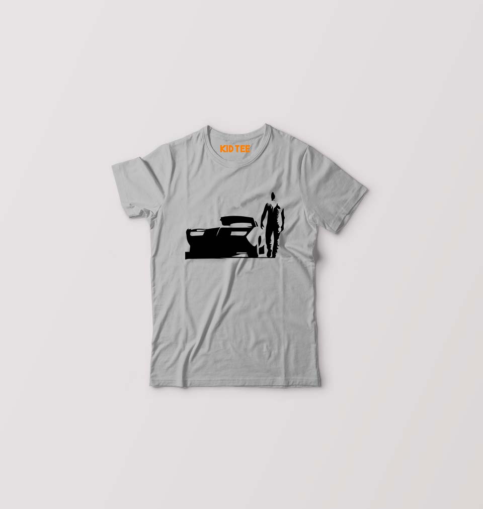 Fast & Furious Kids T-Shirt for Boy/Girl-Grey-Ektarfa.online