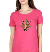 Load image into Gallery viewer, Nate Diaz UFC Weed T-Shirt for Women-Pink-Ektarfa.online
