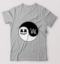 Load image into Gallery viewer, alan walker marshmello T-Shirt for Men-Grey Melange-Ektarfa.online
