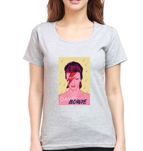 Load image into Gallery viewer, David Bowie T-Shirt for Women-Grey Melange-Ektarfa.online
