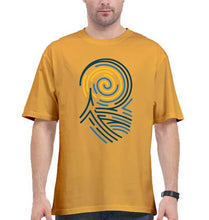 Load image into Gallery viewer, Vincent van Gogh Oversized T-Shirt for Men-Golden Yellow-Ektarfa.online
