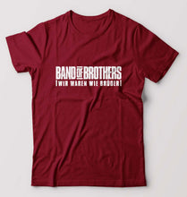 Load image into Gallery viewer, Band of Brothers T-Shirt for Men-Maroon-Ektarfa.online
