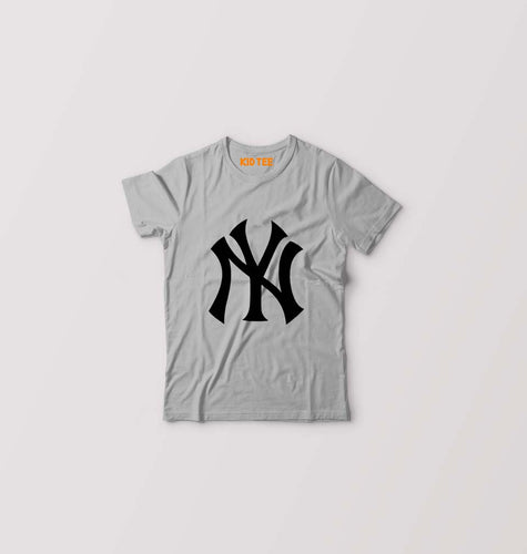 New York Yankees Kids T-Shirt for Boy/Girl-Grey-Ektarfa.online