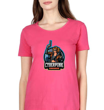 Load image into Gallery viewer, Cyberpunk T-Shirt for Women-Pink-Ektarfa.online
