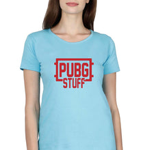 Load image into Gallery viewer, PUBG Stuff T-Shirt for Women-Sky Blue-Ektarfa.online

