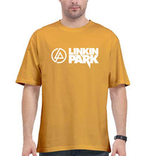 Load image into Gallery viewer, Linkin Park Oversized T-Shirt for Men-Golden Yellow-Ektarfa.online
