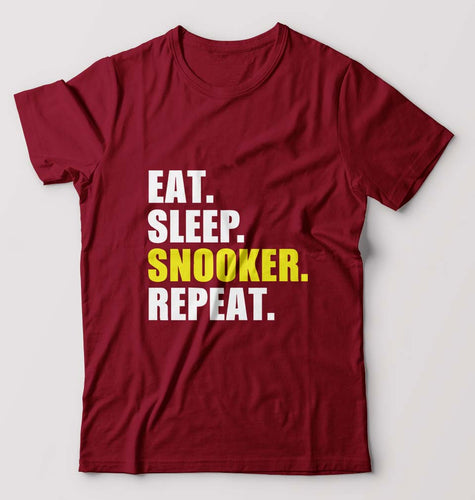 Snooker T-Shirt for Men-Maroon-Ektarfa.online