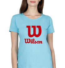 Load image into Gallery viewer, Wilson T-Shirt for Women-Light Blue-Ektarfa.online

