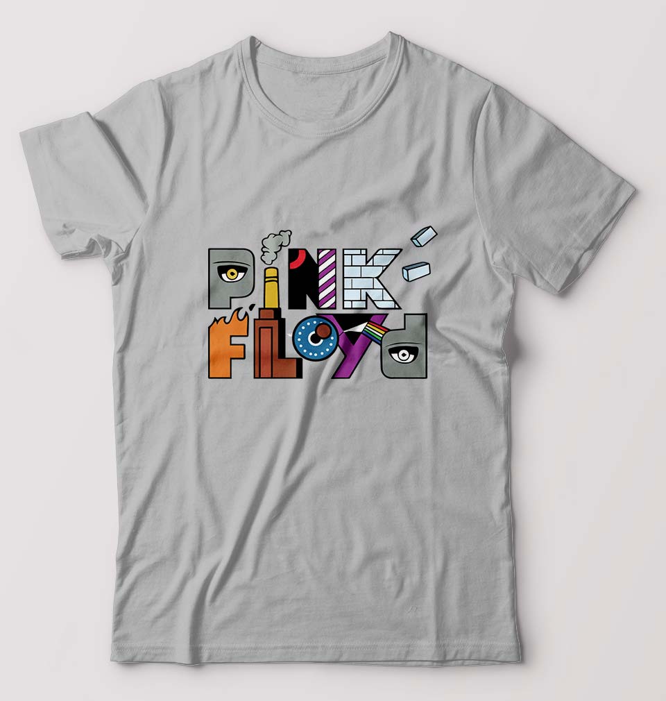Pink Floyd T-Shirt for Men-Grey Melange-Ektarfa.online
