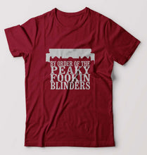 Load image into Gallery viewer, Peaky Blinders T-Shirt for Men-Maroon-Ektarfa.online
