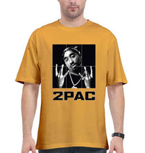 Load image into Gallery viewer, Tupac 2Pac Oversized T-Shirt for Men-Golden Yellow-Ektarfa.online
