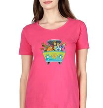 Load image into Gallery viewer, Scooby Doo T-Shirt for Women-Pink-Ektarfa.online
