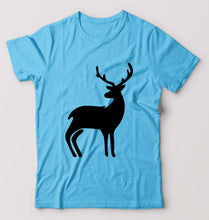 Load image into Gallery viewer, Deer T-Shirt for Men-Light Blue-Ektarfa.online
