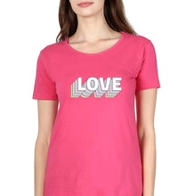 Load image into Gallery viewer, Love T-Shirt for Women-Pink-Ektarfa.online
