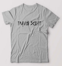 Load image into Gallery viewer, Astroworld Travis Scott T-Shirt for Men-S(38 Inches)-Grey Melange-Ektarfa.online
