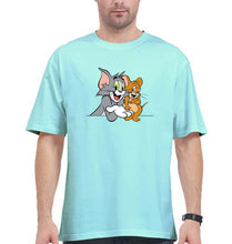Load image into Gallery viewer, Tom and Jerry Oversized T-Shirt for Men-Mint-Ektarfa.online
