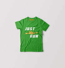 Load image into Gallery viewer, Runner Running Kids T-Shirt for Boy/Girl-Flag Green-Ektarfa.online
