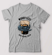 Load image into Gallery viewer, Beer T-Shirt for Men-Grey Melange-Ektarfa.online
