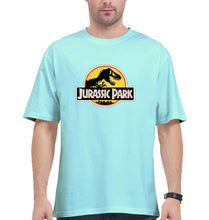 Load image into Gallery viewer, Jurassic Park Oversized T-Shirt for Men-Mint-Ektarfa.online
