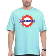 Load image into Gallery viewer, London Calling Oversized T-Shirt for Men-Mint-Ektarfa.online
