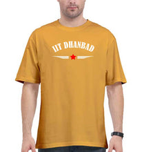 Load image into Gallery viewer, IIT Dhanbad Oversized T-Shirt for Men-Golden Yellow-Ektarfa.online
