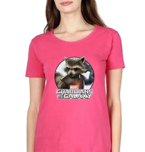 Load image into Gallery viewer, Rocket Raccoon T-Shirt for Women-Pink-Ektarfa.online
