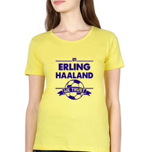 Load image into Gallery viewer, Erling Haaland T-Shirt for Women-Yellow-Ektarfa.online
