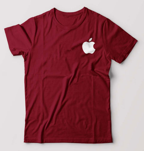 Apple T-Shirt for Men-Maroon-Ektarfa.online