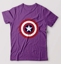 Load image into Gallery viewer, Captain America T-Shirt for Men-Purple-Ektarfa.online
