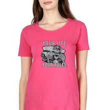 Load image into Gallery viewer, Skull T-Shirt for Women-Pink-Ektarfa.online
