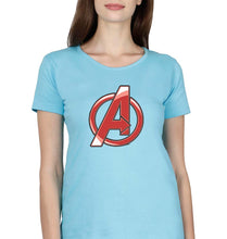 Load image into Gallery viewer, Avengers T-Shirt for Women-Light Blue-Ektarfa.online
