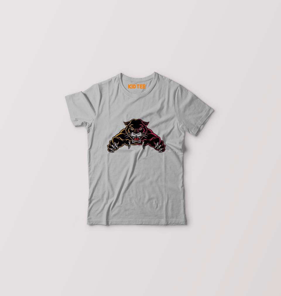 Black Panther Kids T-Shirt for Boy/Girl-Grey-Ektarfa.online