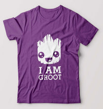 Load image into Gallery viewer, Groot T-Shirt for Men-Purple-Ektarfa.online
