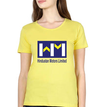 Load image into Gallery viewer, Hindustan Motors Limited T-Shirt for Women-Yellow-Ektarfa.online

